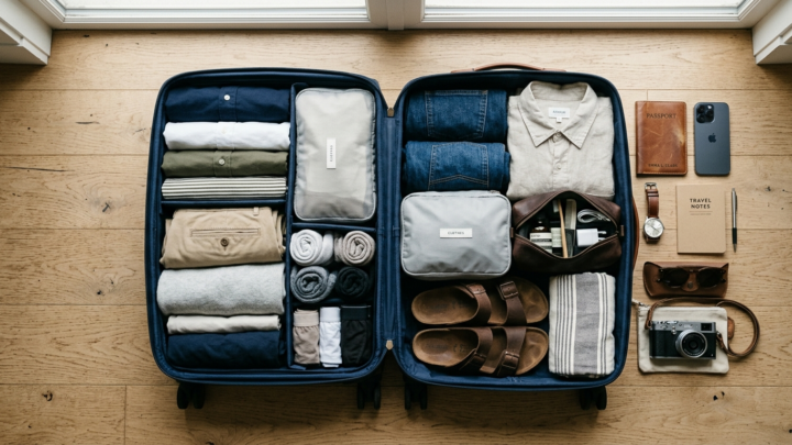 Rejse-packing for skønhed og stil uden ekstra vægt